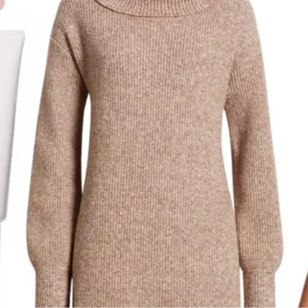 Caslon Beige Long Sleeve Dress